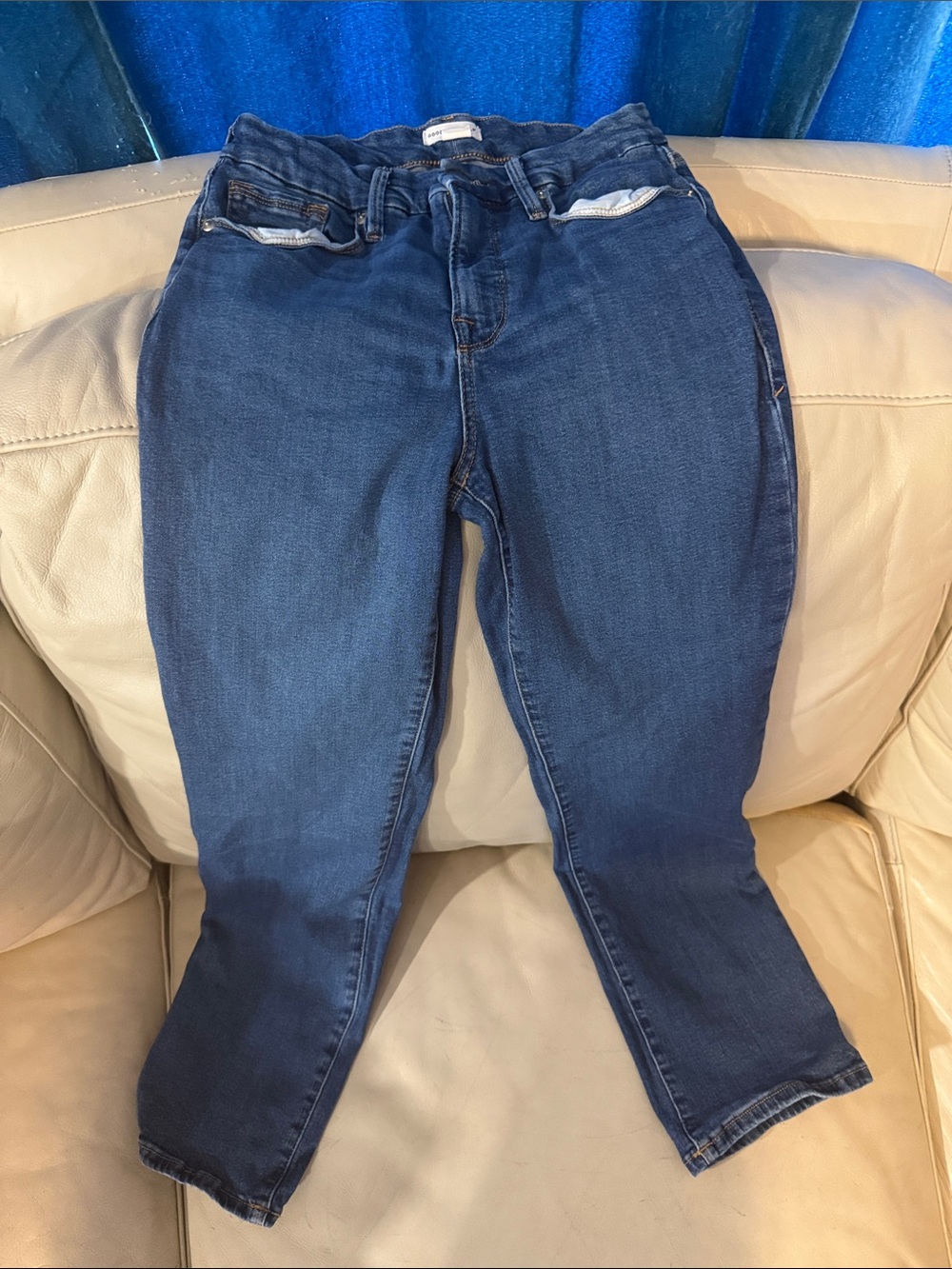 Good American Dark Blue Skinny Jeans